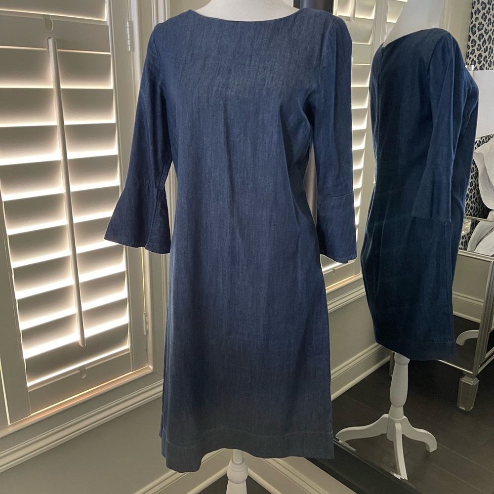 Talbots Blue Denim Dress Size 4